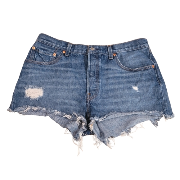 Levi's 501 Cutoff Denim Shorts | Size 31 - Picture 1 of 3